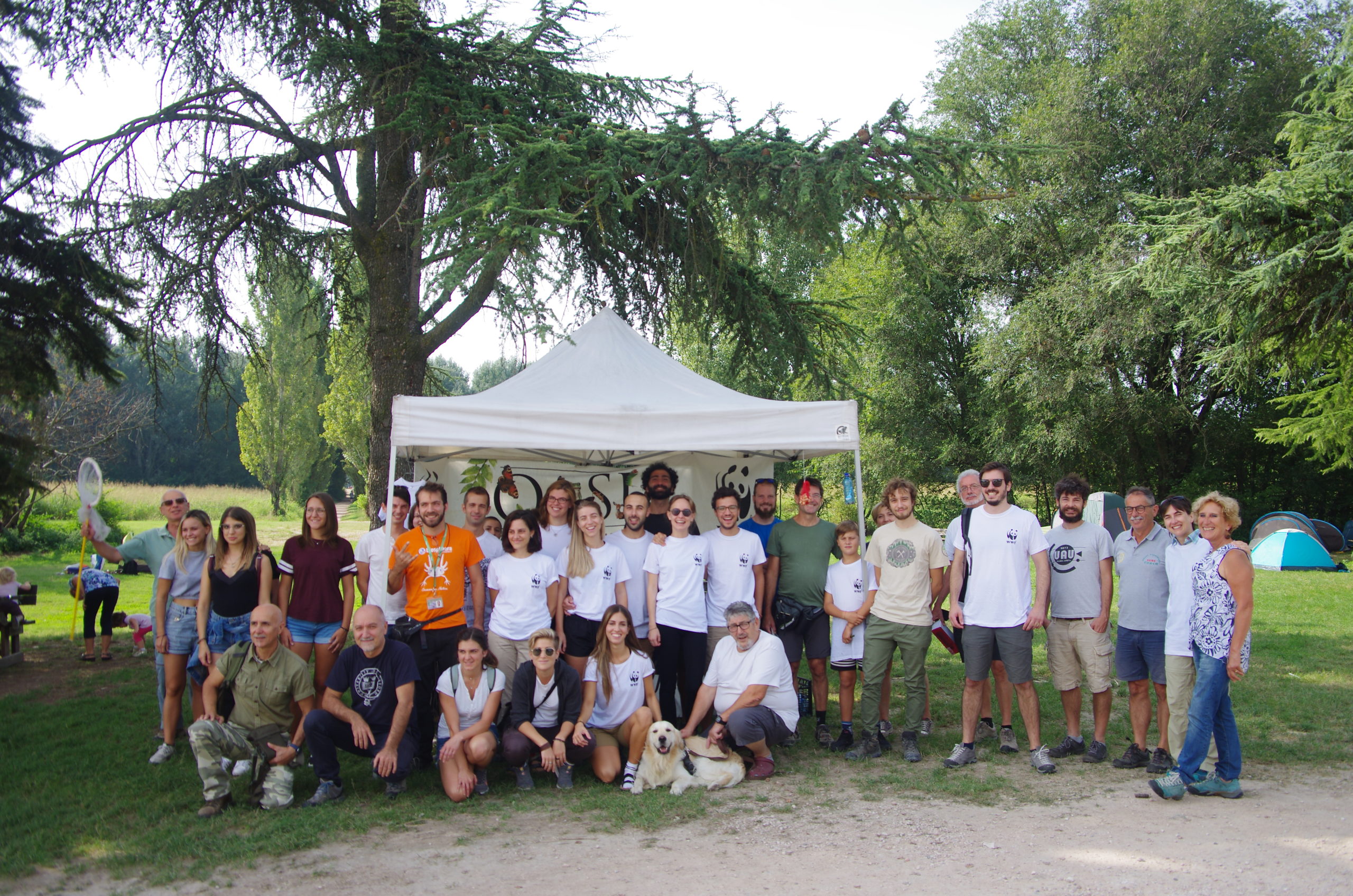 Foto di gruppo al BioDiversity Camp